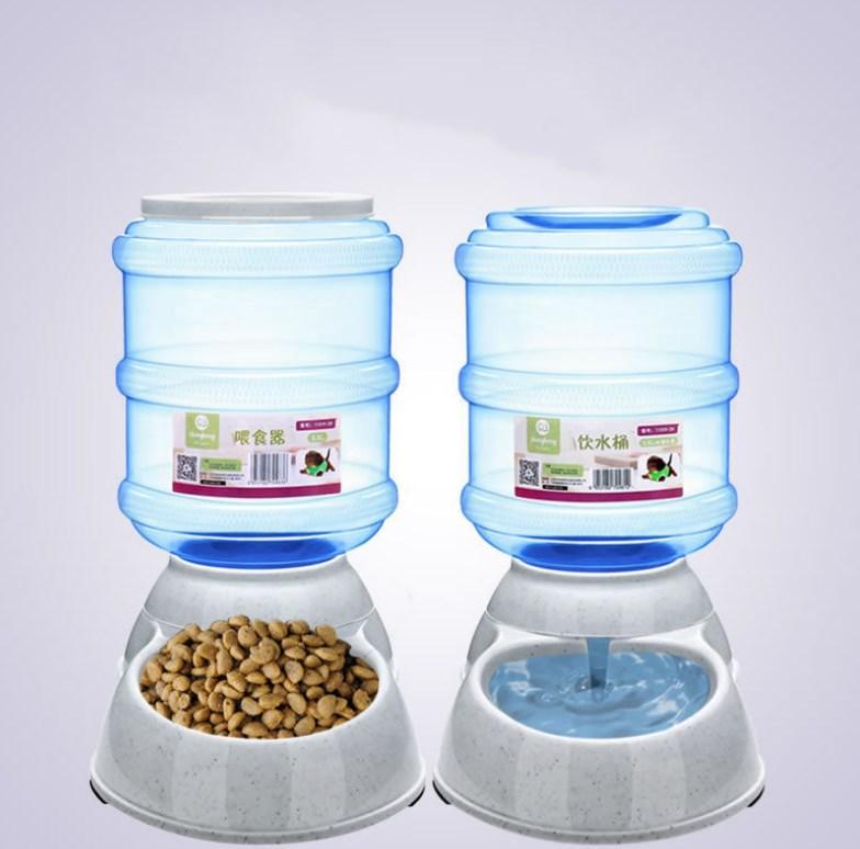 Automatic Pet Feeder & Water Fountain Combo - Large Capacity, Eco - Friendly Design - Premium Paws