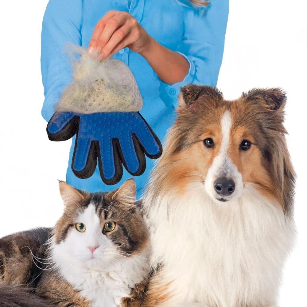 Pet Perfect Grooming Glove: The Ultimate Hair Remover And Massager For Cats And Dogs - Premium Paws