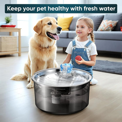 2.6Gal/10L Dog Water Fountain for Dogs & Cats & Multiple Pets - Premium Paws