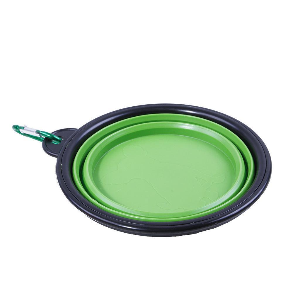 3 - In - 1 Dog Traction Rope And Folding Bowl Set - Premium Paws