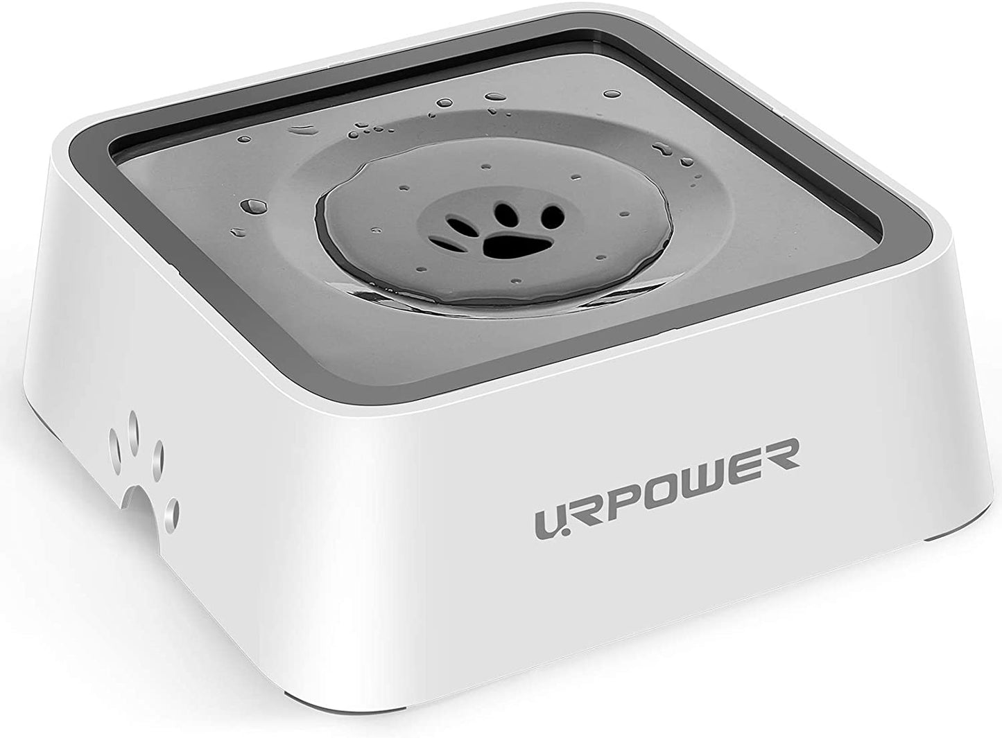 2L Dog Water Bowl 70Oz Large Capacity No Spill Dog Bowl Cat Water Bowl with Eco-Friendly Material Slow Water Feeder Pet Water Dispenser Vehicle Carried Travel Water Bowl for Dogs, Cats & Pets