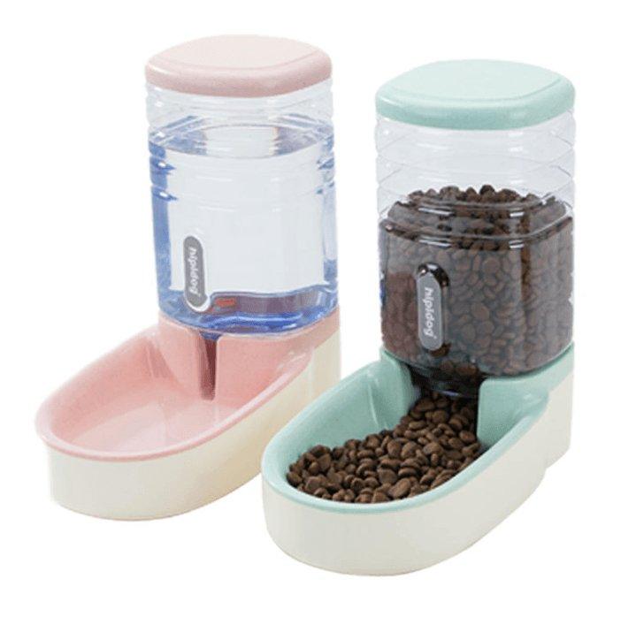 Automatic Pet Feeder And Drinking Fountain Combo - Premium Paws