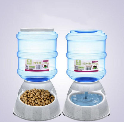 Automatic Pet Feeder & Water Fountain Combo - Large Capacity, Eco - Friendly Design - Premium Paws