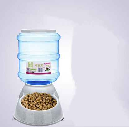 Automatic Pet Feeder & Water Fountain Combo - Large Capacity, Eco - Friendly Design - Premium Paws