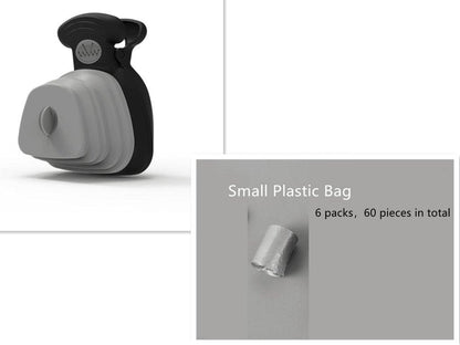 Convenient Travel Poop Bag Dispenser With Foldable Poop Spoon - Premium Paws
