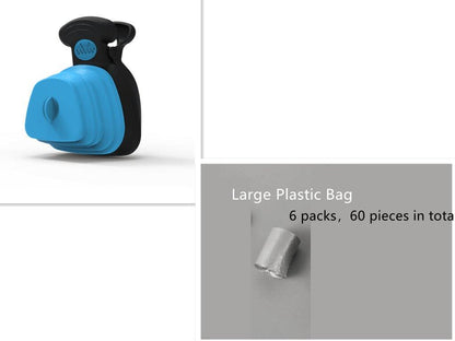 Convenient Travel Poop Bag Dispenser With Foldable Poop Spoon - Premium Paws