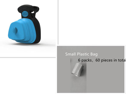 Convenient Travel Poop Bag Dispenser With Foldable Poop Spoon - Premium Paws