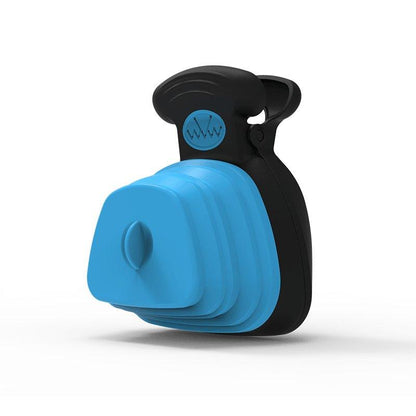 Convenient Travel Poop Bag Dispenser With Foldable Poop Spoon - Premium Paws