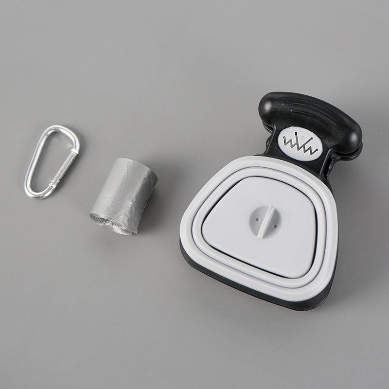 Convenient Travel Poop Bag Dispenser With Foldable Poop Spoon - Premium Paws