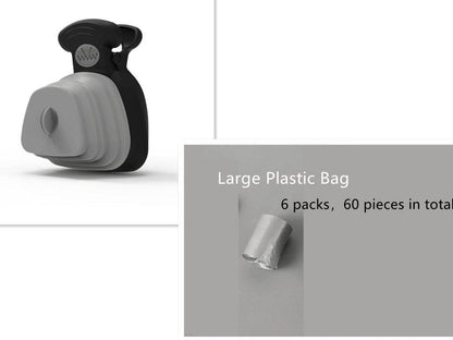 Convenient Travel Poop Bag Dispenser With Foldable Poop Spoon - Premium Paws