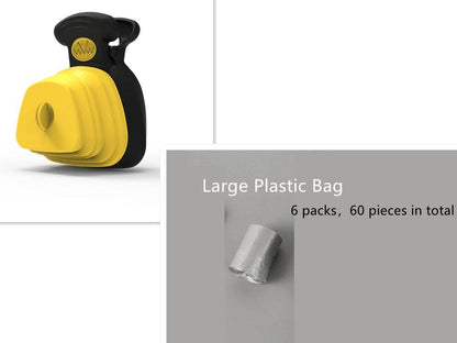 Convenient Travel Poop Bag Dispenser With Foldable Poop Spoon - Premium Paws