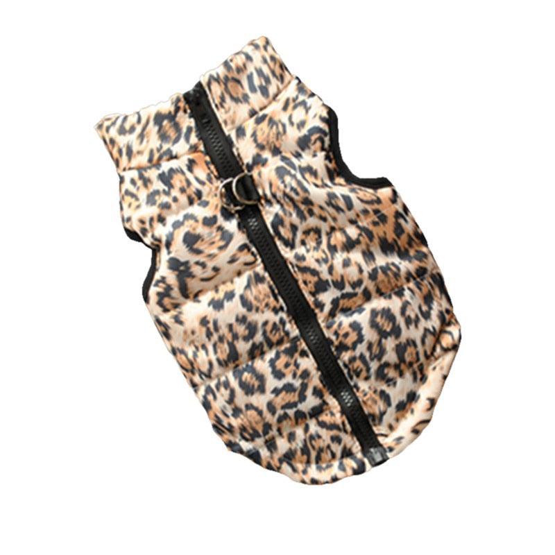 Cozy Striped Pet Jacket With Traction Buckle - Perfect For Autumn And Winter! - Premium Paws
