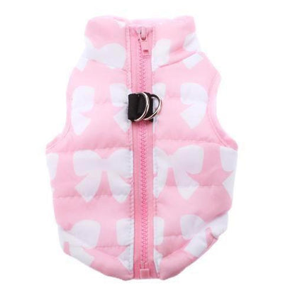 Cozy Striped Pet Jacket With Traction Buckle - Perfect For Autumn And Winter! - Premium Paws