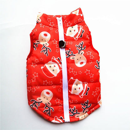 Cozy Striped Pet Jacket With Traction Buckle - Perfect For Autumn And Winter! - Premium Paws