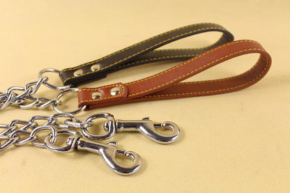 Durable Dog Leash With Anti - Bite Chain - Secure And Stylish Walks For Your Pup! - Premium Paws