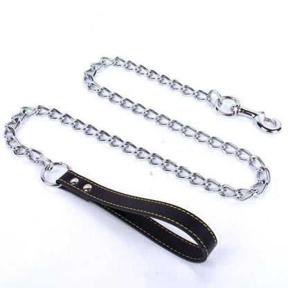 Durable Dog Leash With Anti - Bite Chain - Secure And Stylish Walks For Your Pup! - Premium Paws