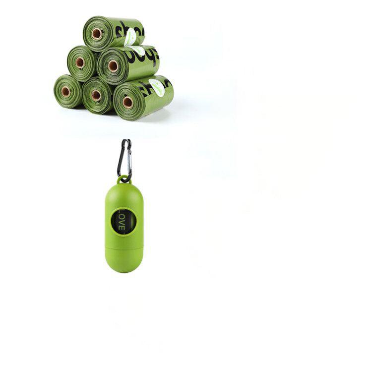 Eco - Friendly Pet Waste Bag Set: Convenient, Biodegradable, And Dispenser Included - Premium Paws