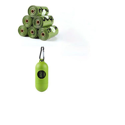 Eco - Friendly Pet Waste Bag Set: Convenient, Biodegradable, And Dispenser Included - Premium Paws