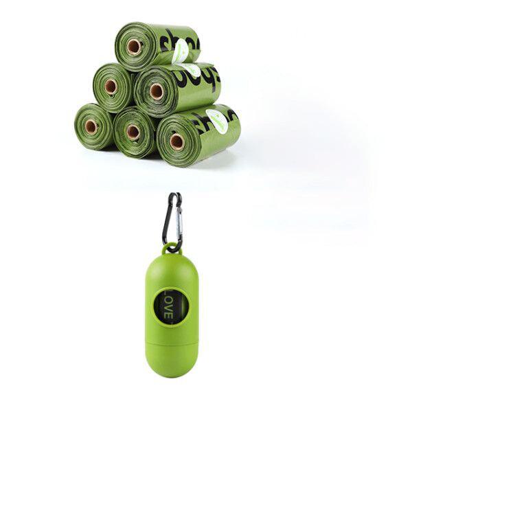Eco - Friendly Pet Waste Bag Set: Convenient, Biodegradable, And Dispenser Included - Premium Paws