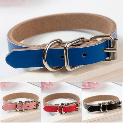 Luxury Leather Dog Collar - Stylish And Durable Pet Chain - Premium Paws