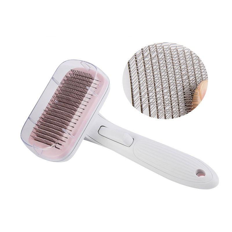 Luxury Pet Grooming Tool: Automatic Hair Brush Remover For Dogs And Cats - Premium Paws
