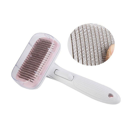 Luxury Pet Grooming Tool: Automatic Hair Brush Remover For Dogs And Cats - Premium Paws