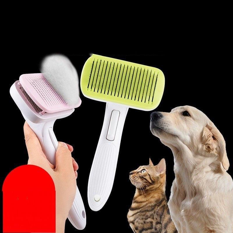 Luxury Pet Grooming Tool: Automatic Hair Brush Remover For Dogs And Cats - Premium Paws