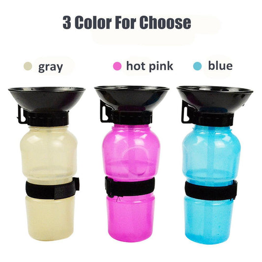 Pet Dog Drinking Water Bottle Sports Squeeze Type Puppy Cat Portable Travel Outdoor Feed Bowl Drinking Water Jug Cup Dispenser - Premium Paws