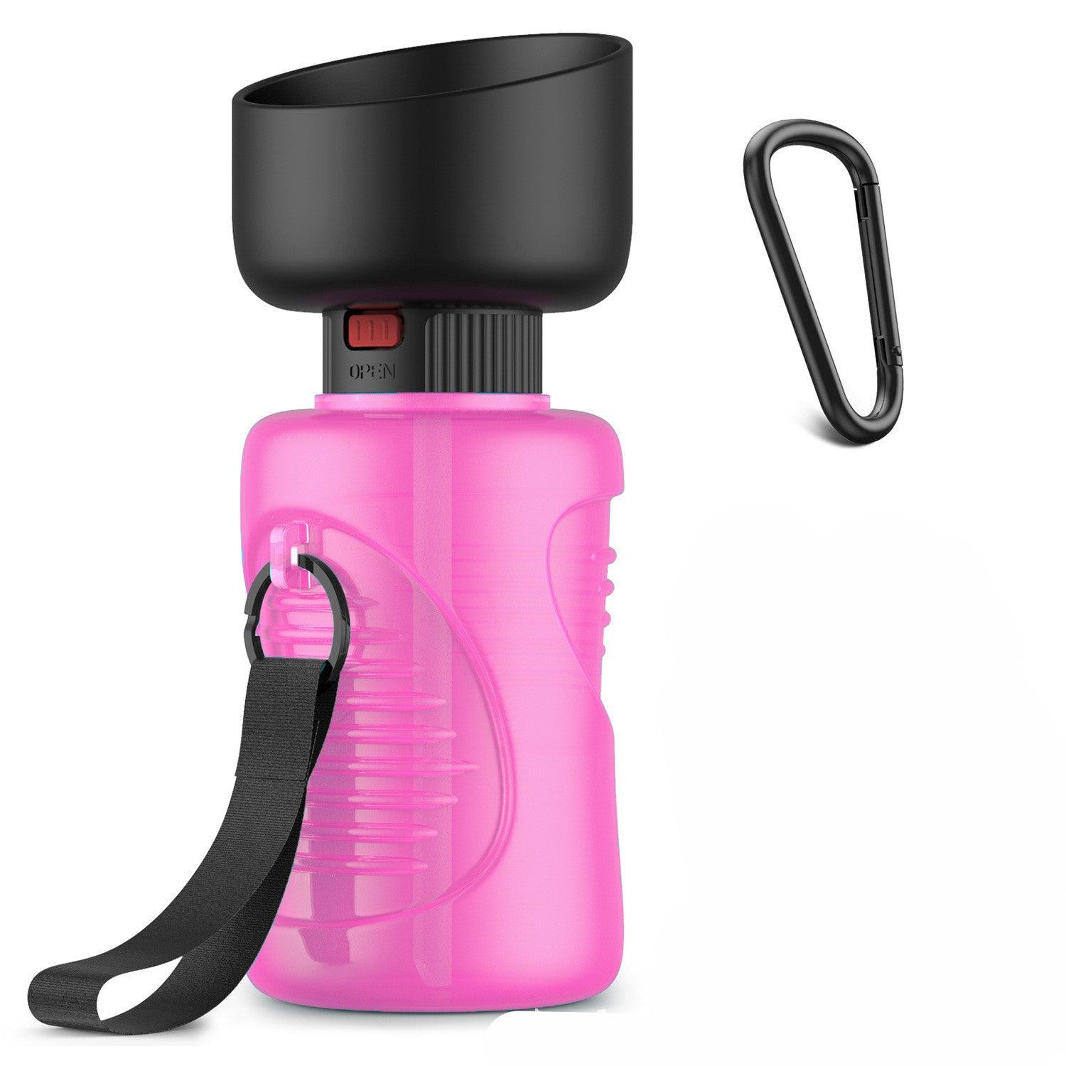Pet Oasis: Foldable Dog Travel Water Bottle And Dispenser - Premium Paws