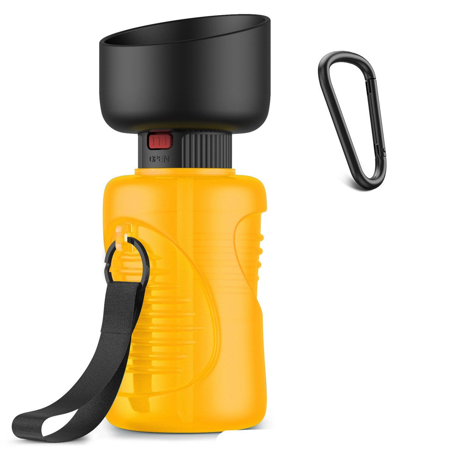 Pet Oasis: Foldable Dog Travel Water Bottle And Dispenser - Premium Paws