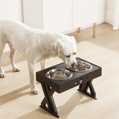 Portable Pet Feeder: Stainless Steel Folding Bowl For Dogs And Cats - Premium Paws