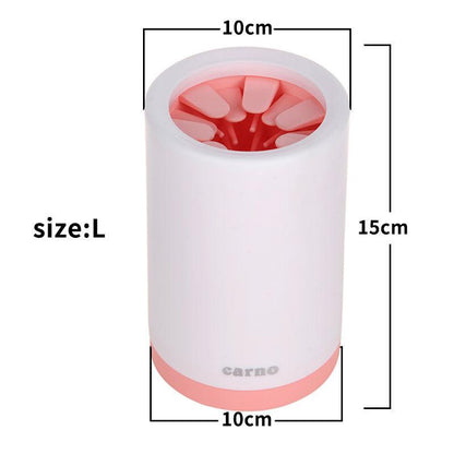 Portable Pet Paw Cleaner Cup Soft Silicone Comb - Premium Paws