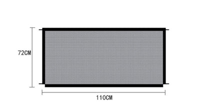 Portable Pet Safety Fence - Transparent Isolation Net For Cars, Windows, And Balconies - Premium Paws
