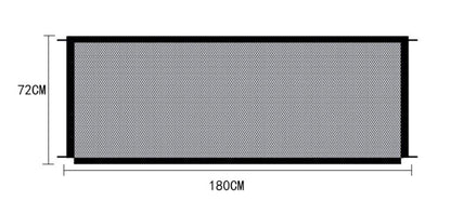 Portable Pet Safety Fence - Transparent Isolation Net For Cars, Windows, And Balconies - Premium Paws