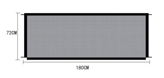 Portable Pet Safety Fence - Transparent Isolation Net For Cars, Windows, And Balconies - Premium Paws