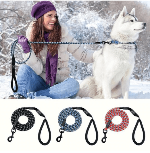 Premium Padded Rope Leash For Dogs Of All Sizes - Premium Paws