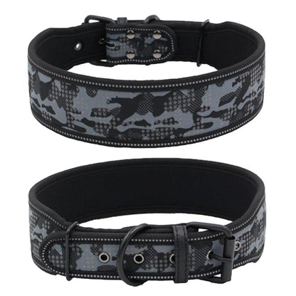 Reflective Camouflage Adventure Dog Collar - Premium Paws