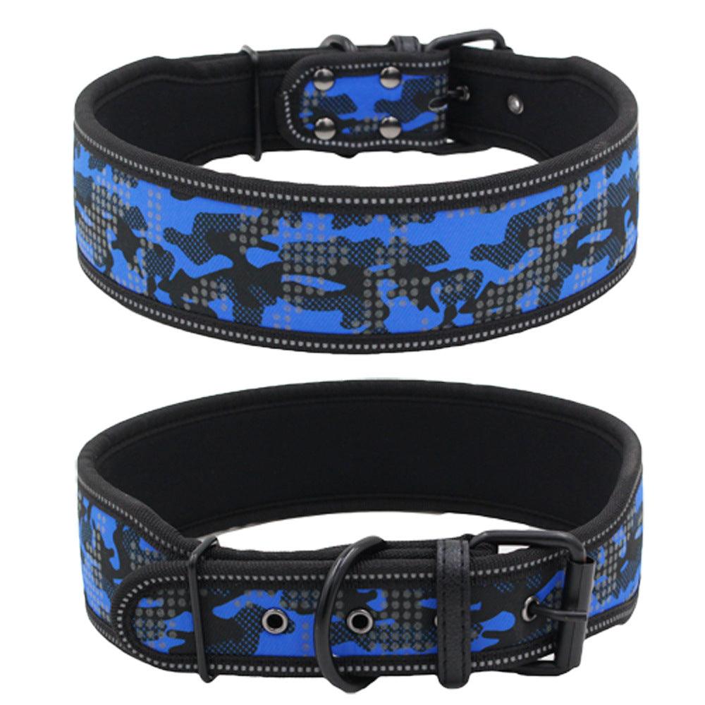 Reflective Camouflage Adventure Dog Collar - Premium Paws