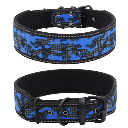 Reflective Camouflage Adventure Dog Collar - Premium Paws