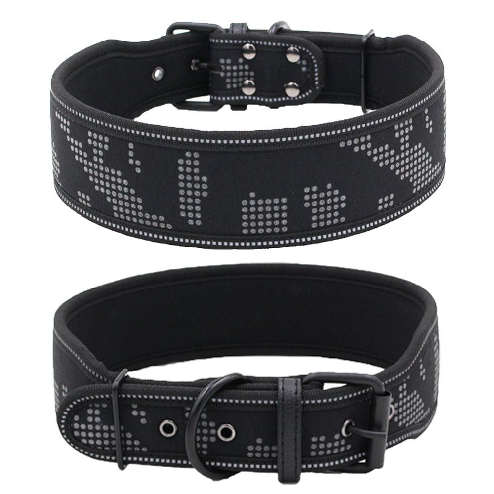 Reflective Camouflage Adventure Dog Collar - Premium Paws