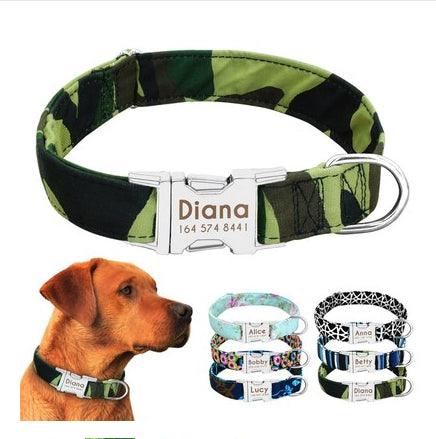 Reflective Wave Point Dog Collar: High Visibility, Adjustable, And Stylish - Premium Paws