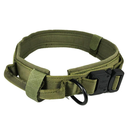 Tactical Nylon Dog Collar With Double Protection - Premium Paws