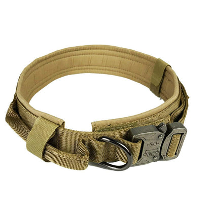 Tactical Nylon Dog Collar With Double Protection - Premium Paws