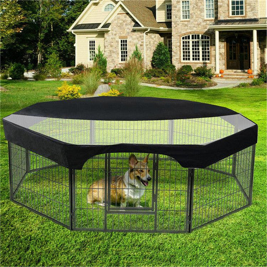 Versatile Canopy For Eight - Sided Pet Fence - All - Weather Dog Shelter - Premium Paws