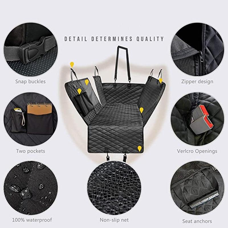 Waterproof Mesh Window Car Pet Seat Cover: Ultimate Protection For Your Furry Travel Companion - Premium Paws